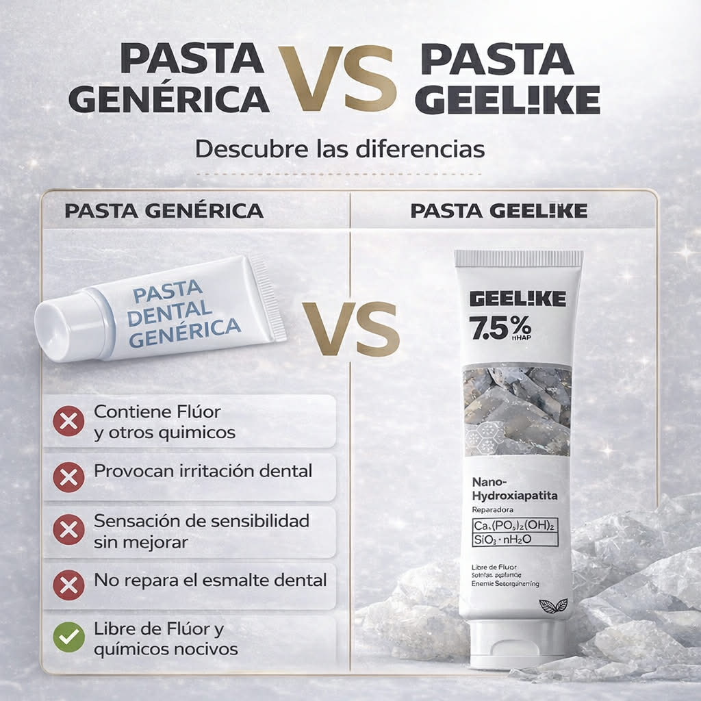 GEELIKE 75% NANO-HYDROXYPATITE 120ML 2x1 OFERTA