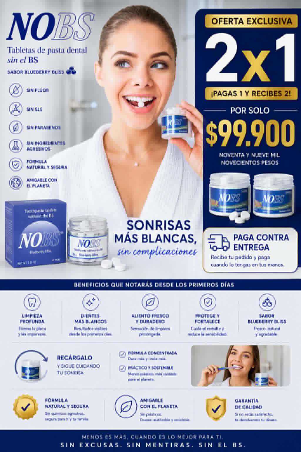NOBS pastillas de hidroxiapatita
